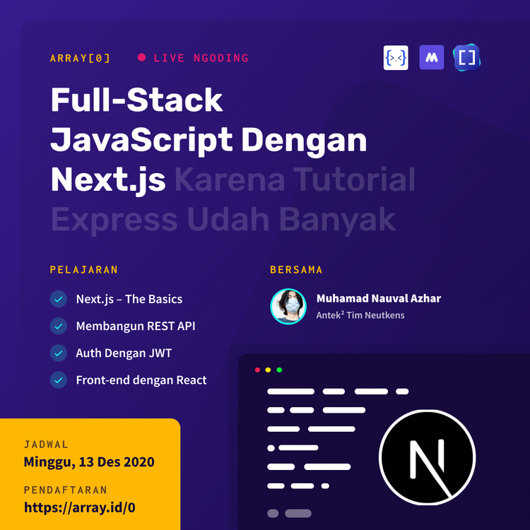 Full-Stack JavaScript Dengan Next.js